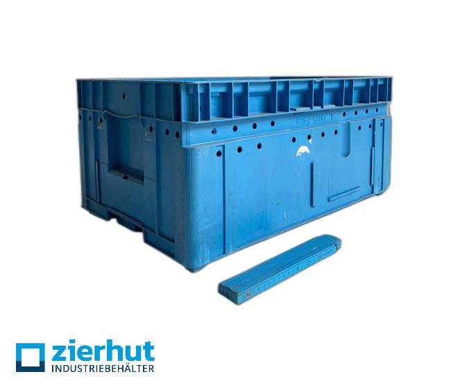 C-KLT 6428-2 Kleinladungsträger mit Wasserablauflöcher, blau