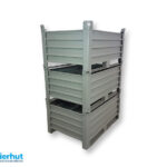 Stahlbehälter-1200x800x600 mmm-mit Kufen-lackiert-neu-3