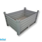 Stahlbehälter-1200x800x600 mmm-mit Kufen-lackiert-neu-1