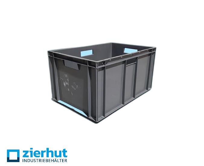 Euronormbehauml;lter 2106 mit offenen Handgriffen 600x400x320