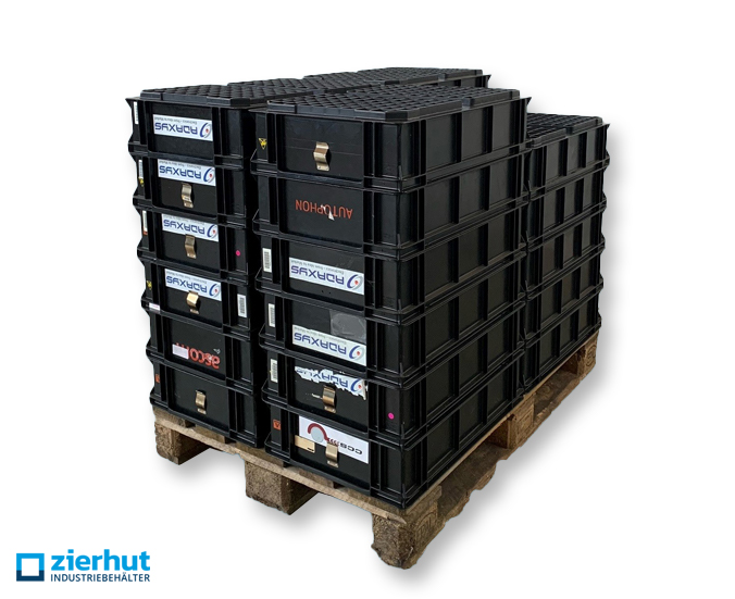 26 Stück ESD Euronormbehälter WEZ + Rippenboden 600x400x145