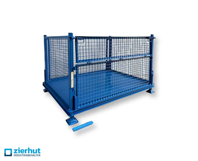 Faltgitterbehälter ähnlich Daimler LT-T5 2035 lackiert Gitterstahlbehälter 1600x1200x1000