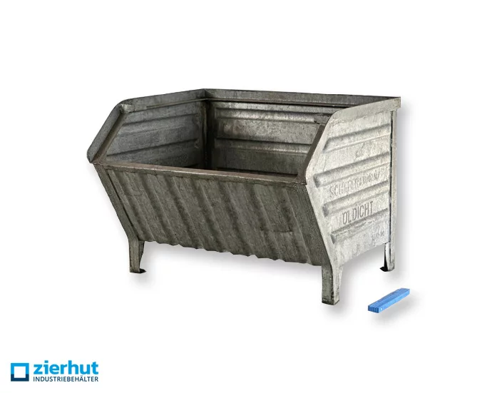 Sichtlagerbehälter 14/7-0a öldicht verschweißt verzinkt Metallbehälter 700/500x800x600