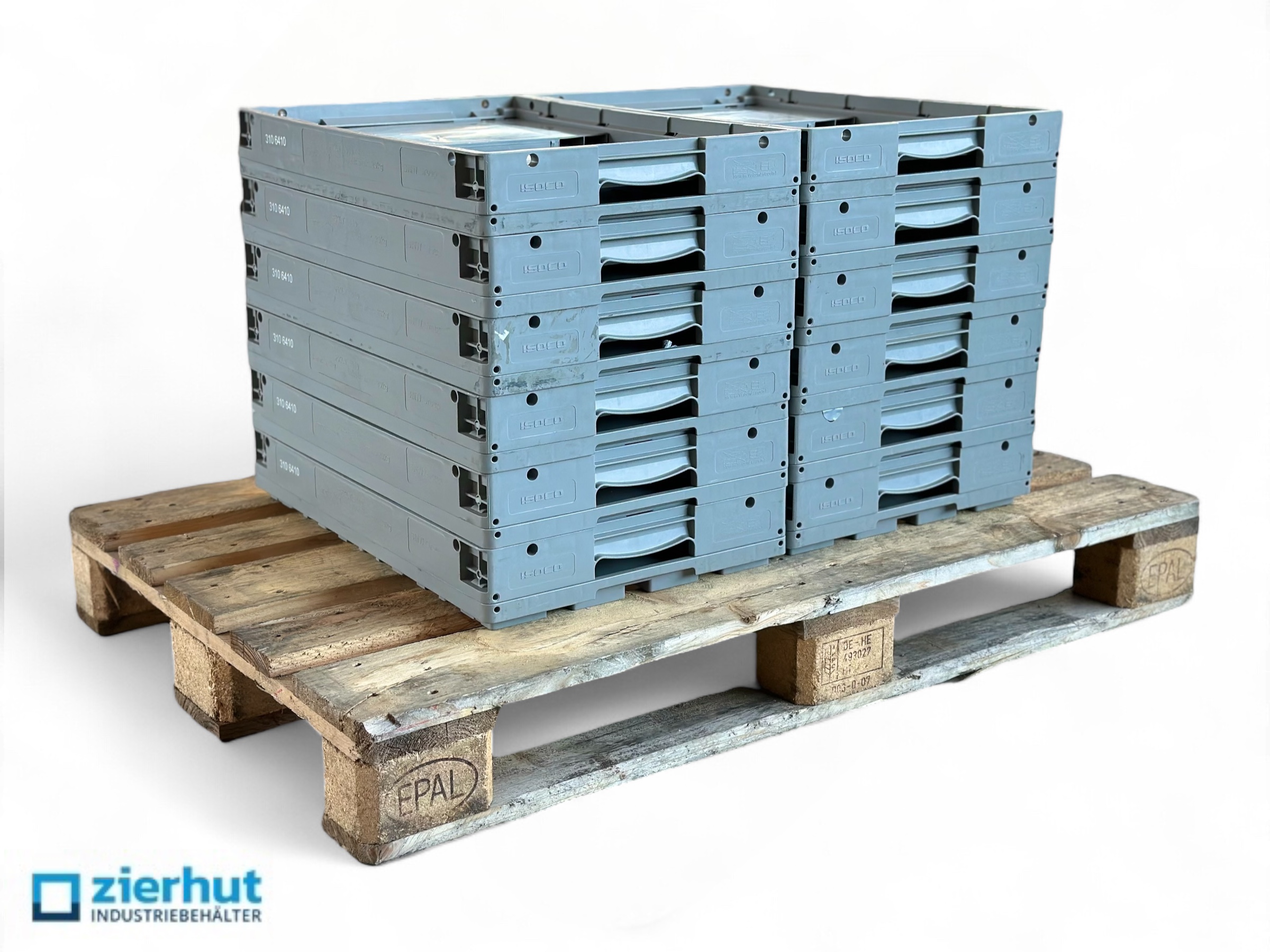 Posten: 12x BMW F-KLT 6410 grauFaltbehälter aus Kunststoff
