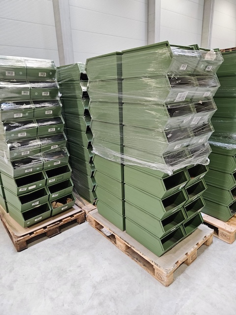 Sichtlagerkiste Lager-Fix 450x300x200 ähnlich 14/7-2 lackiert Lagersichtbehälter